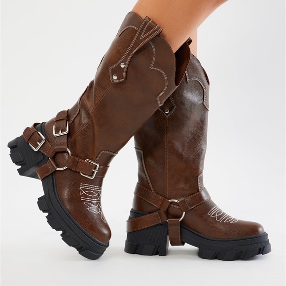 Fashion Nova Cowboy Boot - Picture 3 of 3